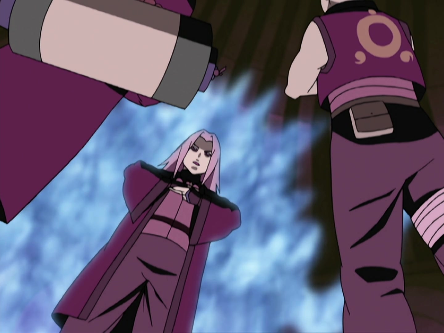 Naruto Ep 196: Hot-Blooded Confrontation: Student vs. Sensei @ 13:44