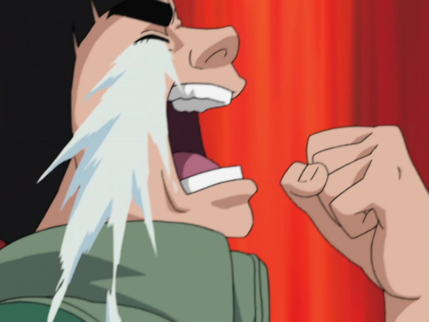 Naruto Ep 196: Hot-Blooded Confrontation: Student vs. Sensei @ 16:29