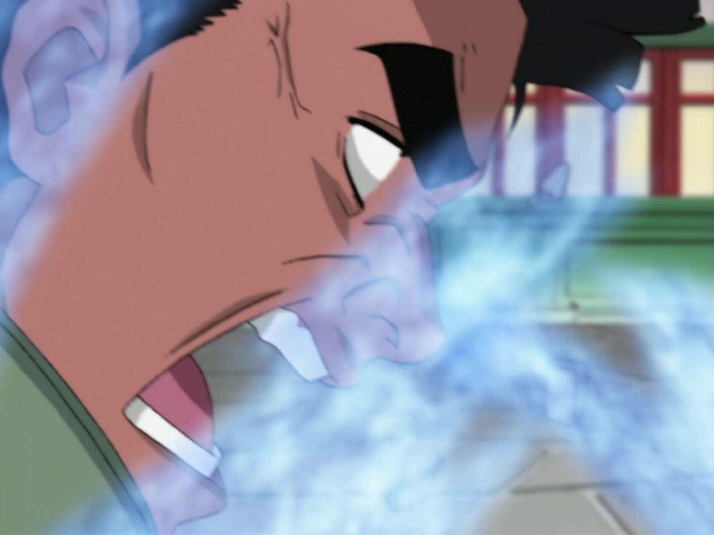 Naruto Ep 196: Hot-Blooded Confrontation: Student vs. Sensei @ 17:04