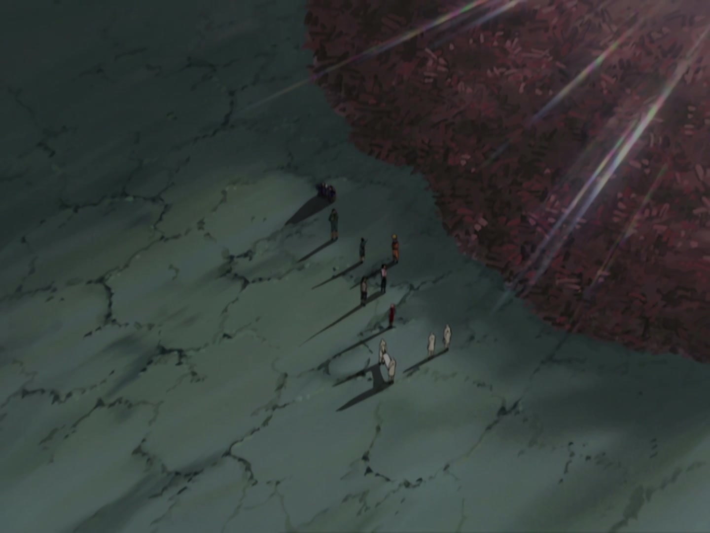 Naruto Ep 196: Hot-Blooded Confrontation: Student vs. Sensei @ 21:14