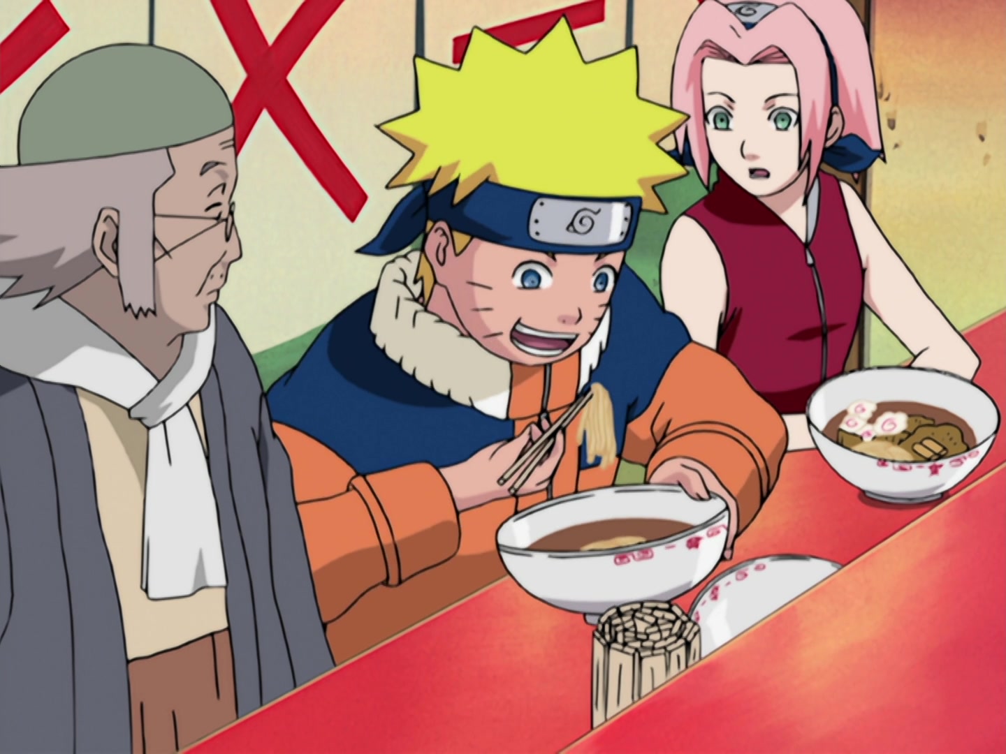Naruto Ep 197: Crisis! The Hidden Leaf 11 Gather! @ 03:01