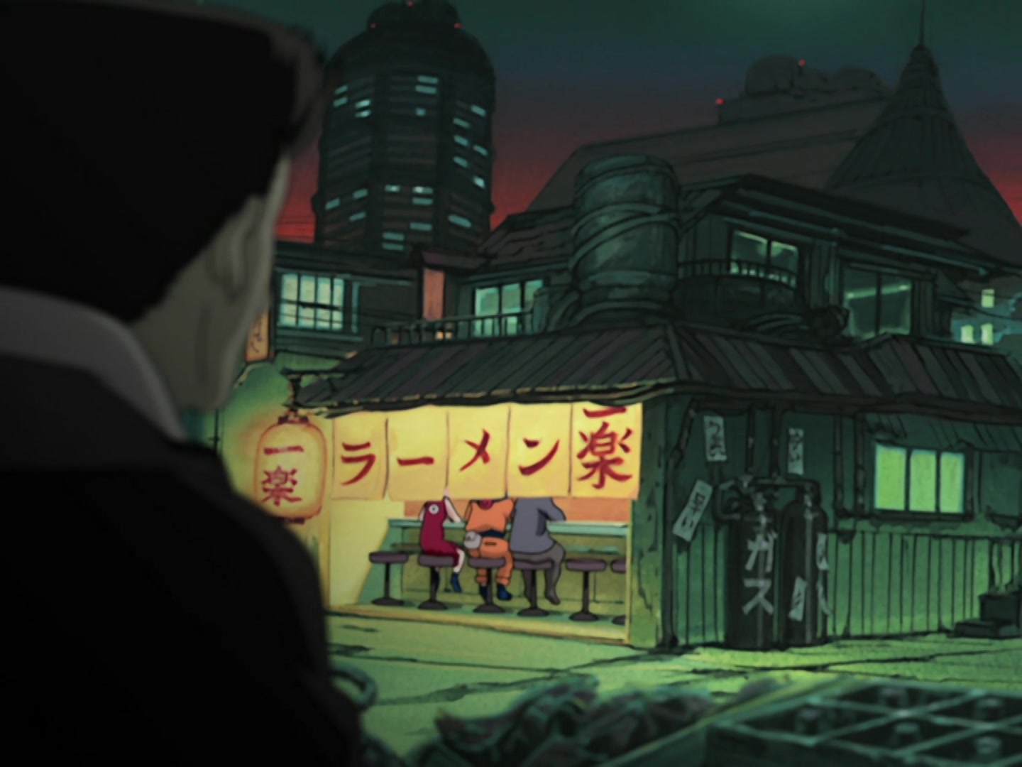 Naruto Ep 197: Crisis! The Hidden Leaf 11 Gather! @ 03:23