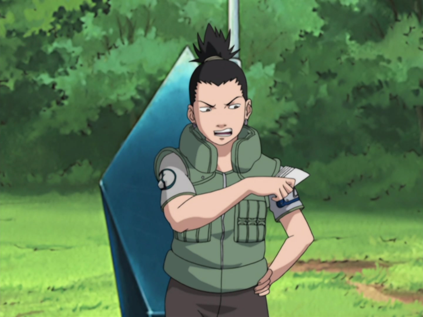 Naruto Ep 197: Crisis! The Hidden Leaf 11 Gather! @ 13:30