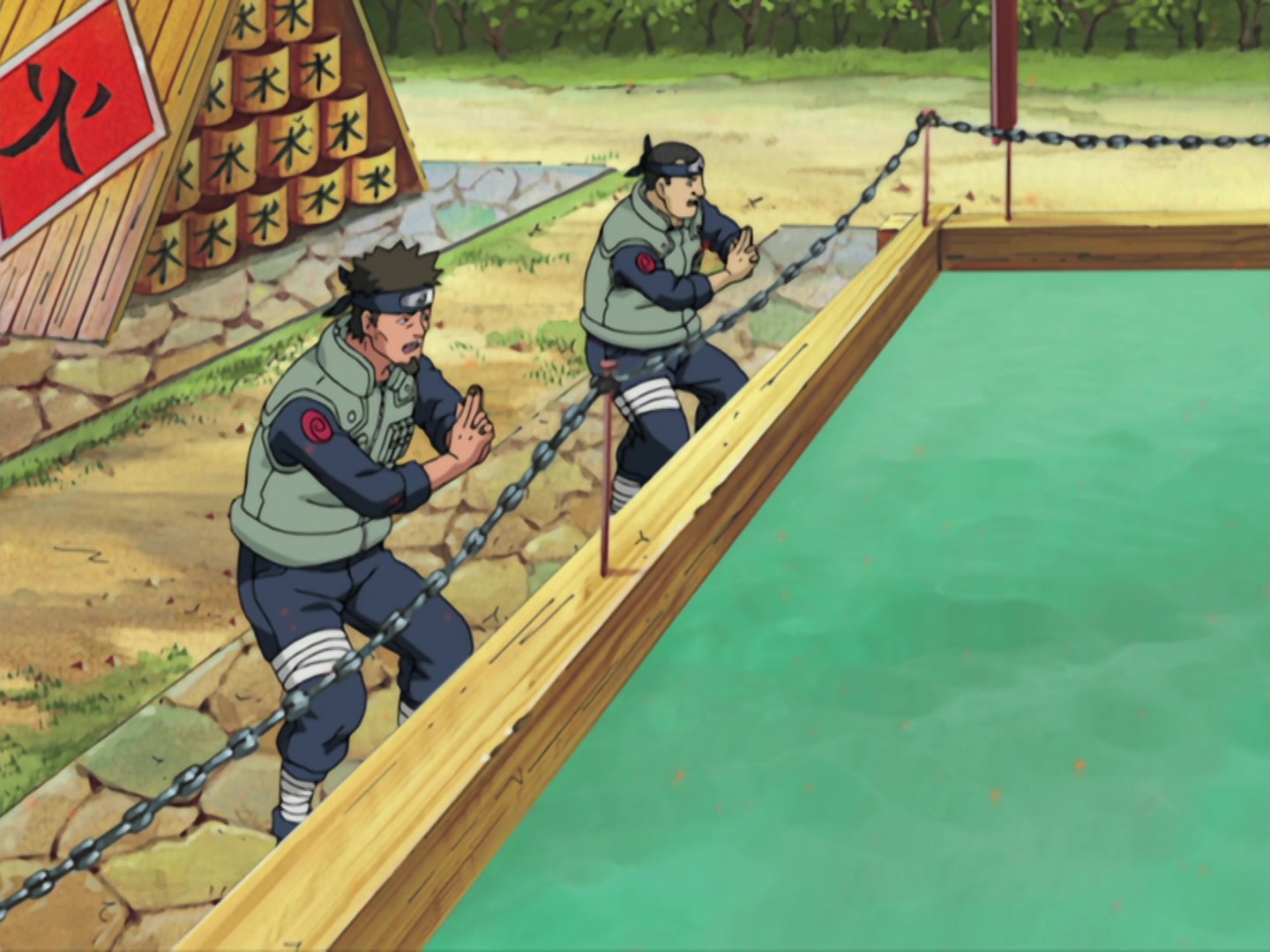 Naruto Ep 203: Kurenai's Decision, Squad 8 Left Behind @ 04:06