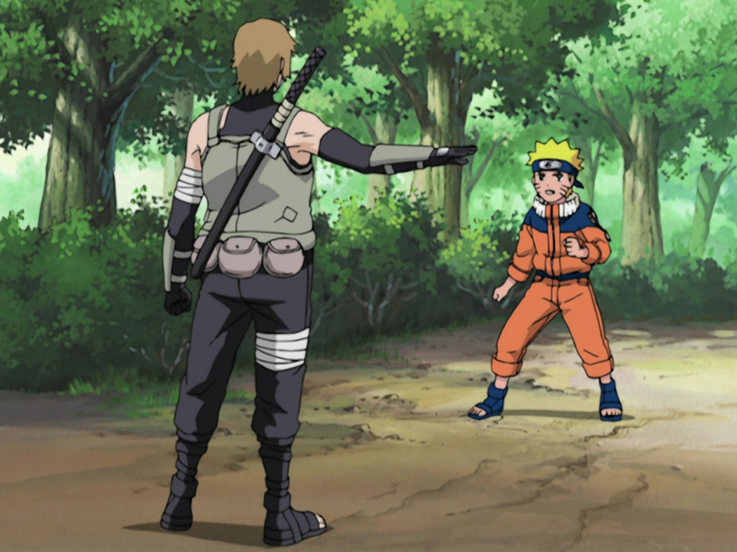Naruto Ep 203: Kurenai's Decision, Squad 8 Left Behind @ 05:24