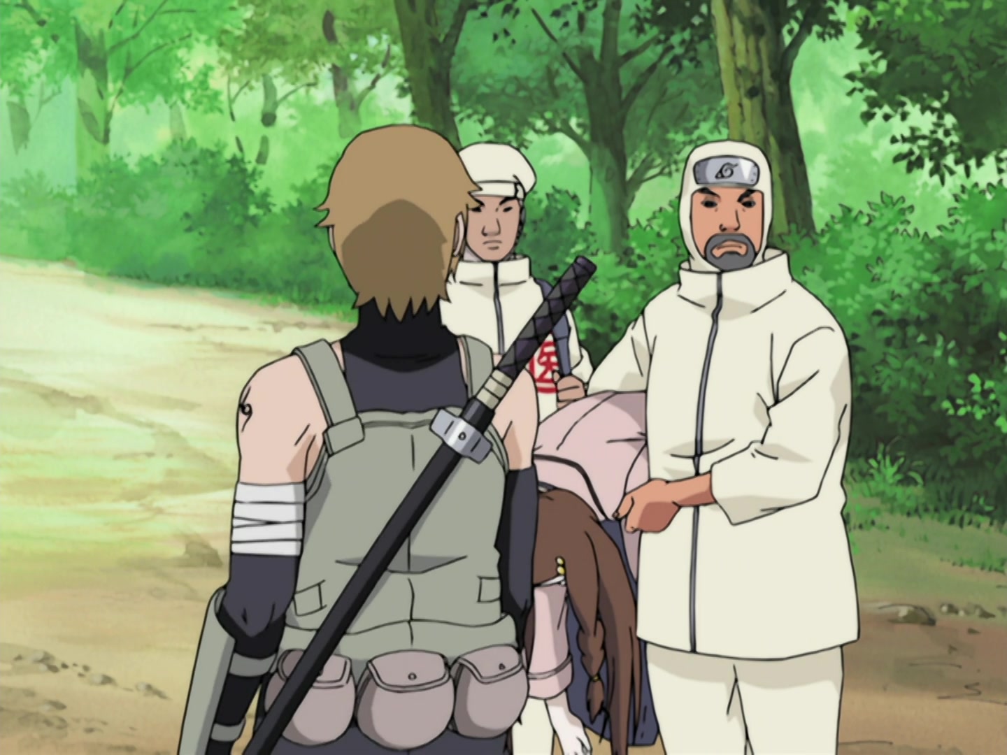 Naruto Ep 203: Kurenai's Decision, Squad 8 Left Behind @ 05:39