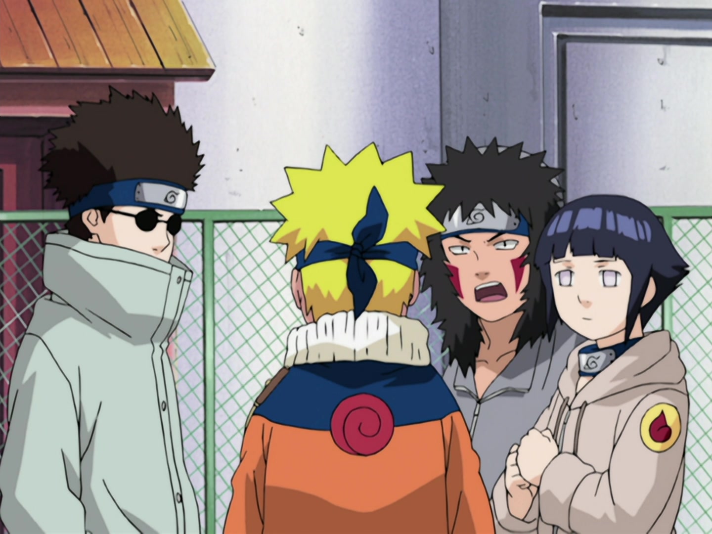 Naruto Ep 203: Kurenai's Decision, Squad 8 Left Behind @ 07:33