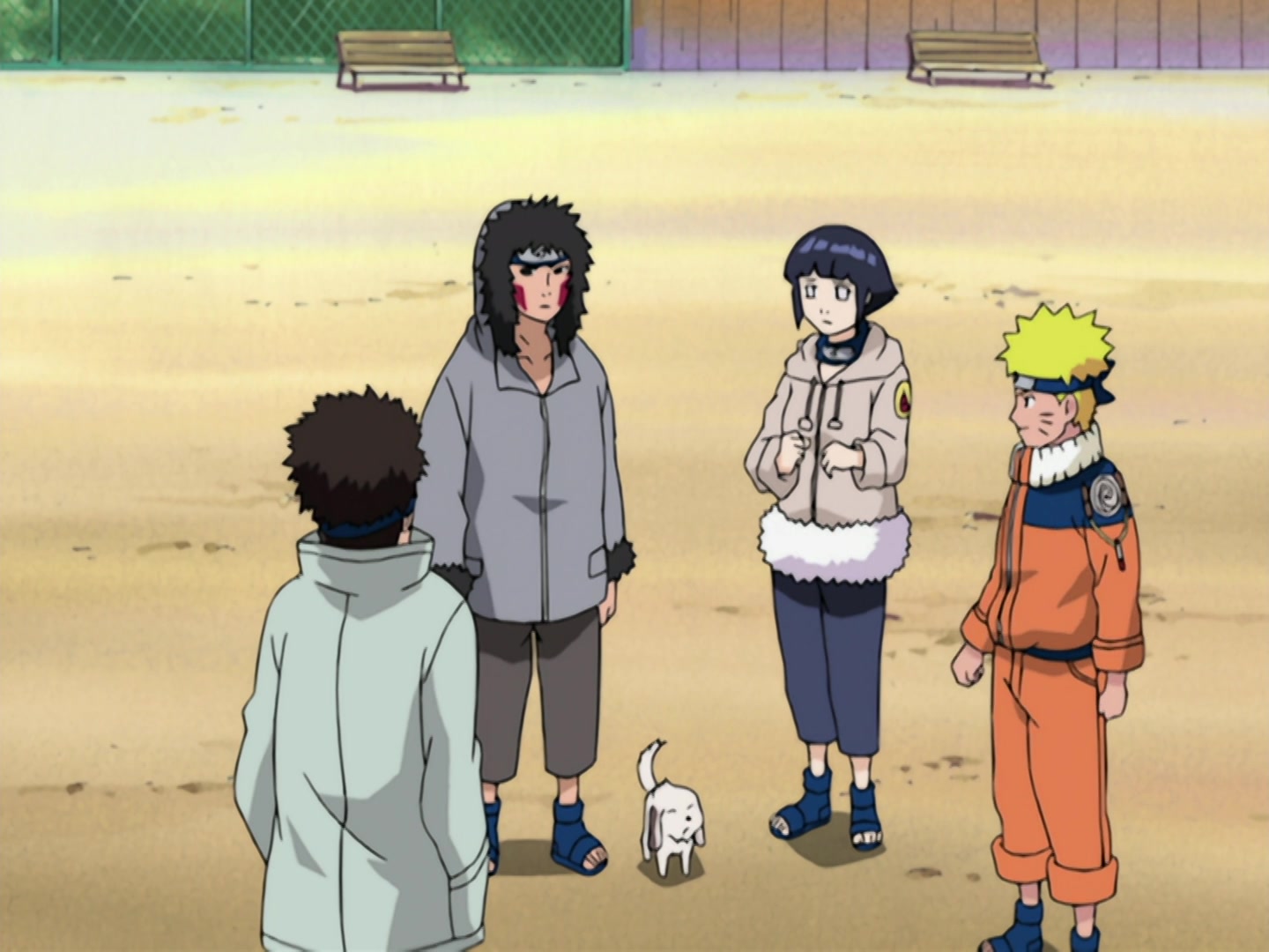 Naruto Ep 203: Kurenai's Decision, Squad 8 Left Behind @ 08:59