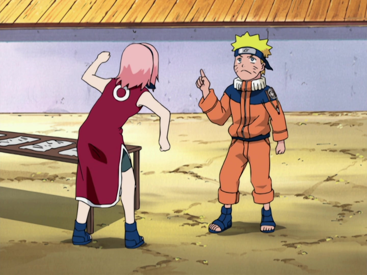 Naruto Ep 203: Kurenai's Decision, Squad 8 Left Behind @ 11:21