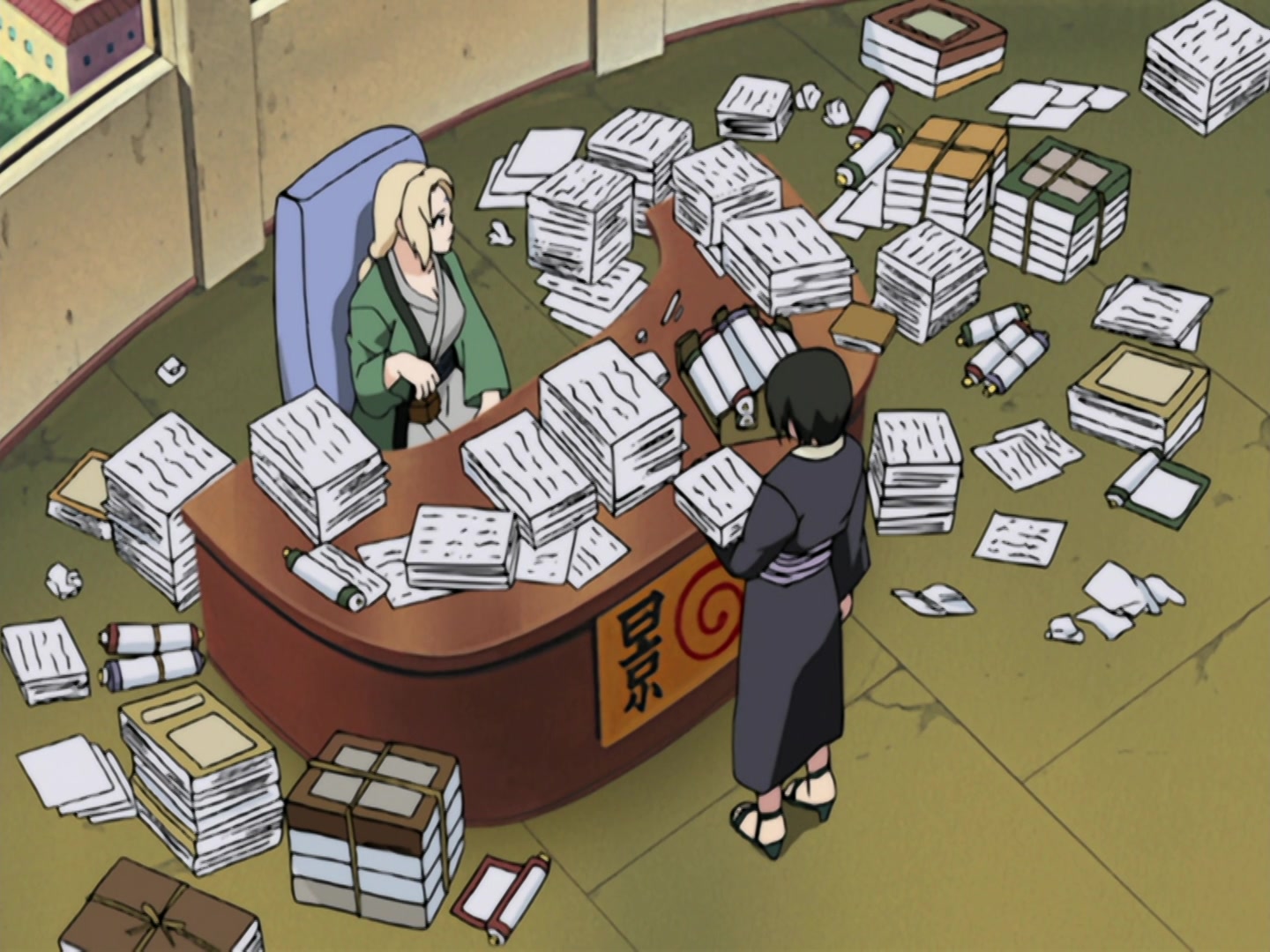 Naruto Ep 204: Yakumo's Sealed Ability @ 11:43
