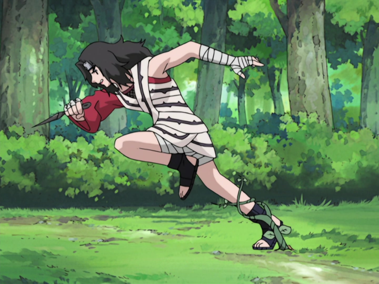 Naruto Ep 204: Yakumo's Sealed Ability @ 16:36