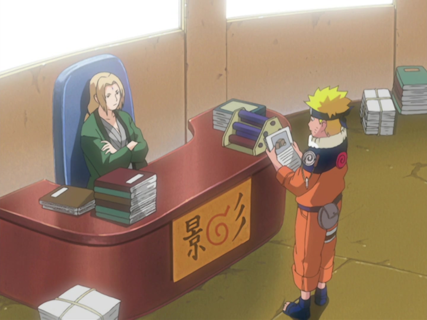 Naruto Ep 208: The Weight of the Prized Artifact! @ 02:04
