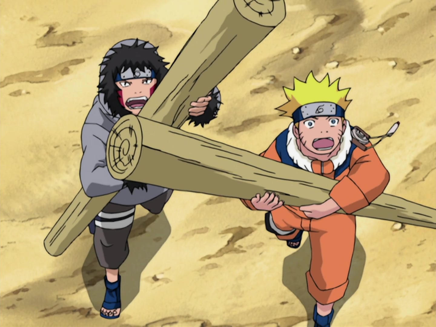 Naruto Ep 208: The Weight of the Prized Artifact! @ 03:37