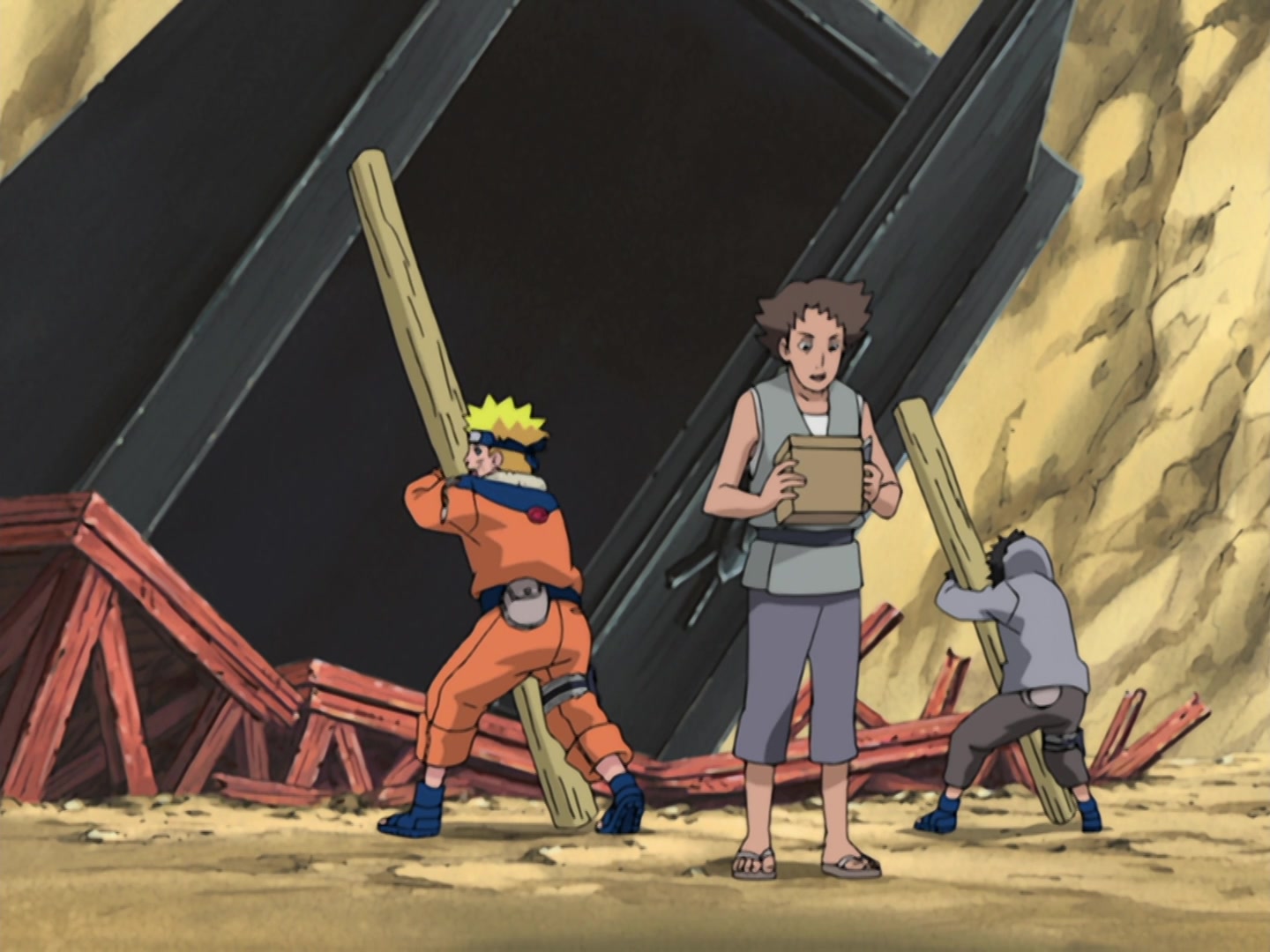 Naruto Ep 208: The Weight of the Prized Artifact! @ 03:52
