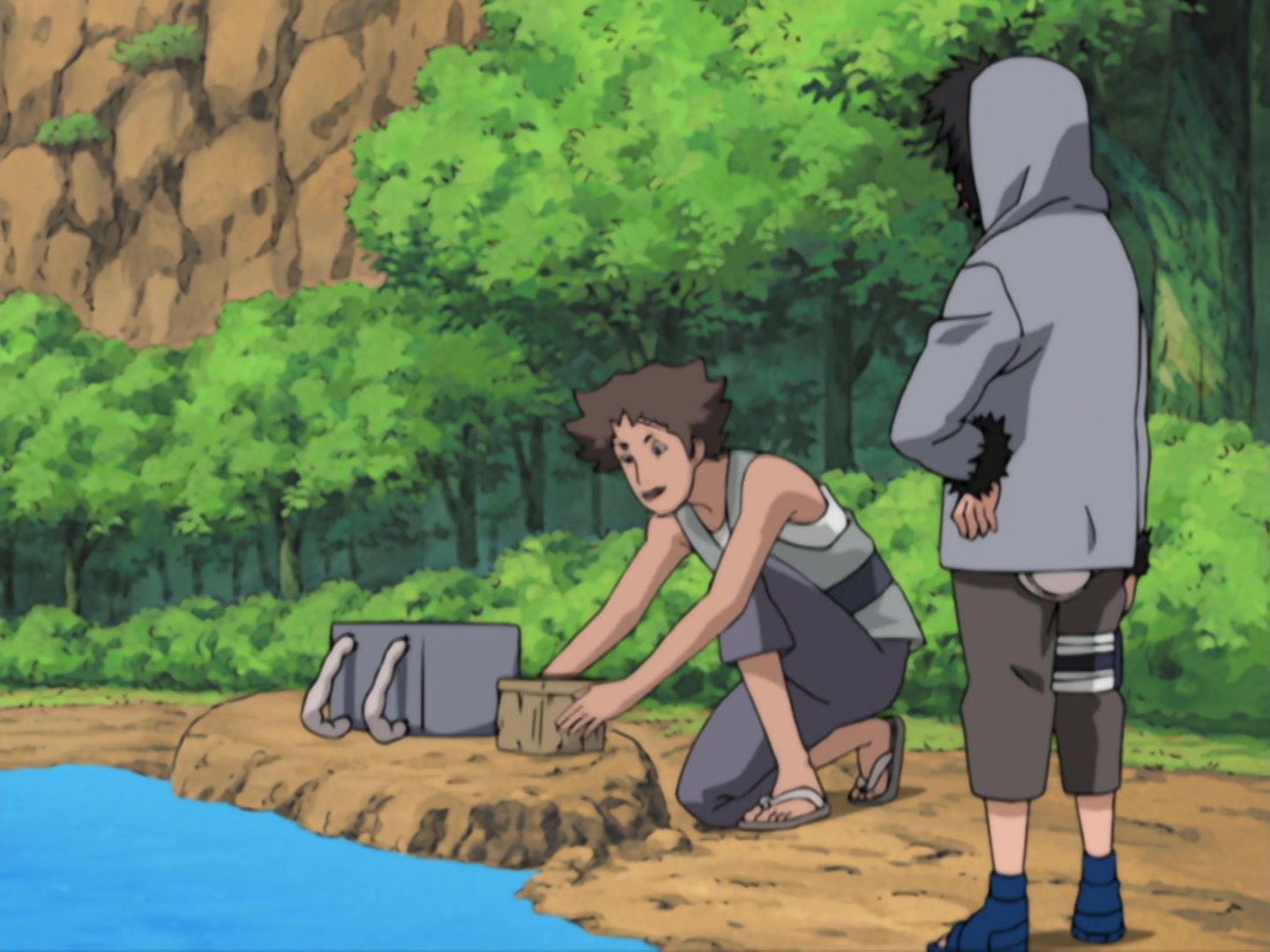 Naruto Ep 208: The Weight of the Prized Artifact! @ 06:36