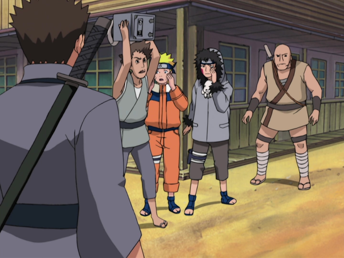 Naruto Ep 208: The Weight of the Prized Artifact! @ 08:23