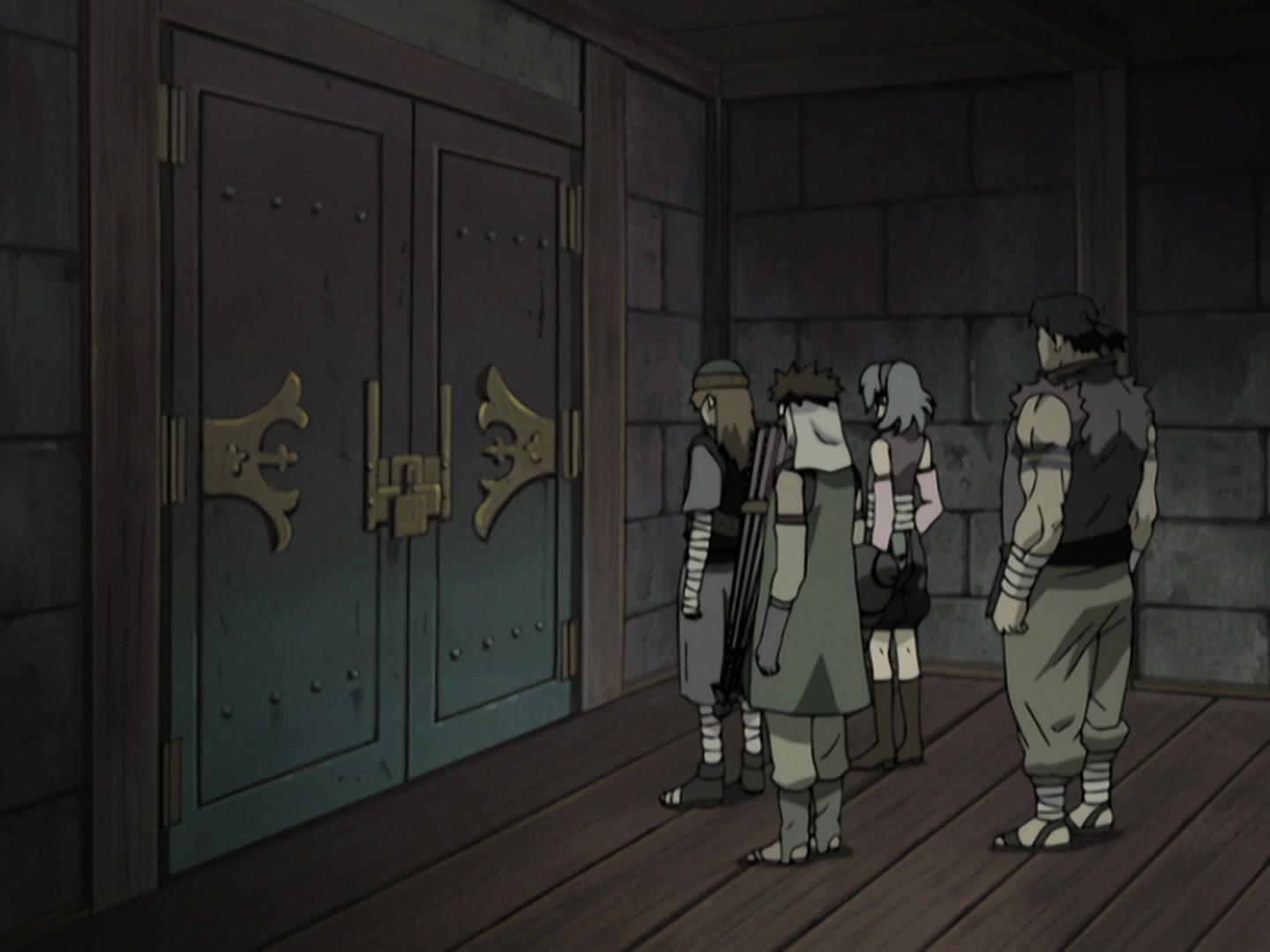 Naruto Ep 209: The Enemy Ninja Dropouts @ 02:54