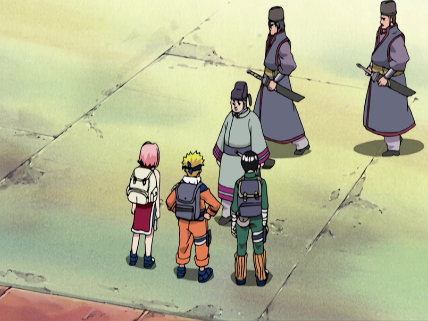 Naruto Ep 209: The Enemy Ninja Dropouts @ 10:46