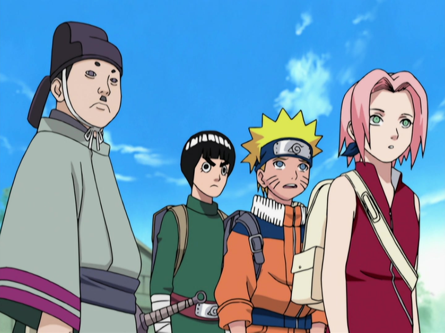 Naruto Ep 209: The Enemy Ninja Dropouts @ 11:00