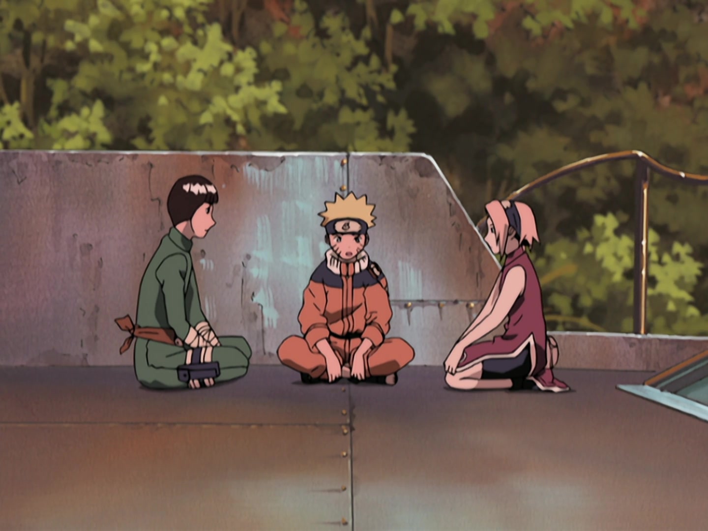 Naruto Ep 209: The Enemy Ninja Dropouts @ 13:23