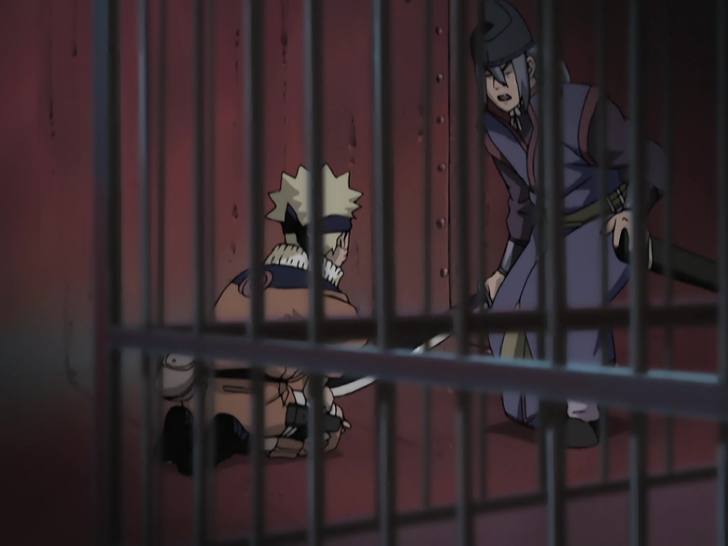 Naruto Ep 209: The Enemy Ninja Dropouts @ 18:45