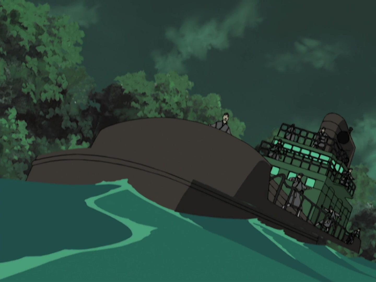 Naruto Ep 209: The Enemy Ninja Dropouts @ 19:49
