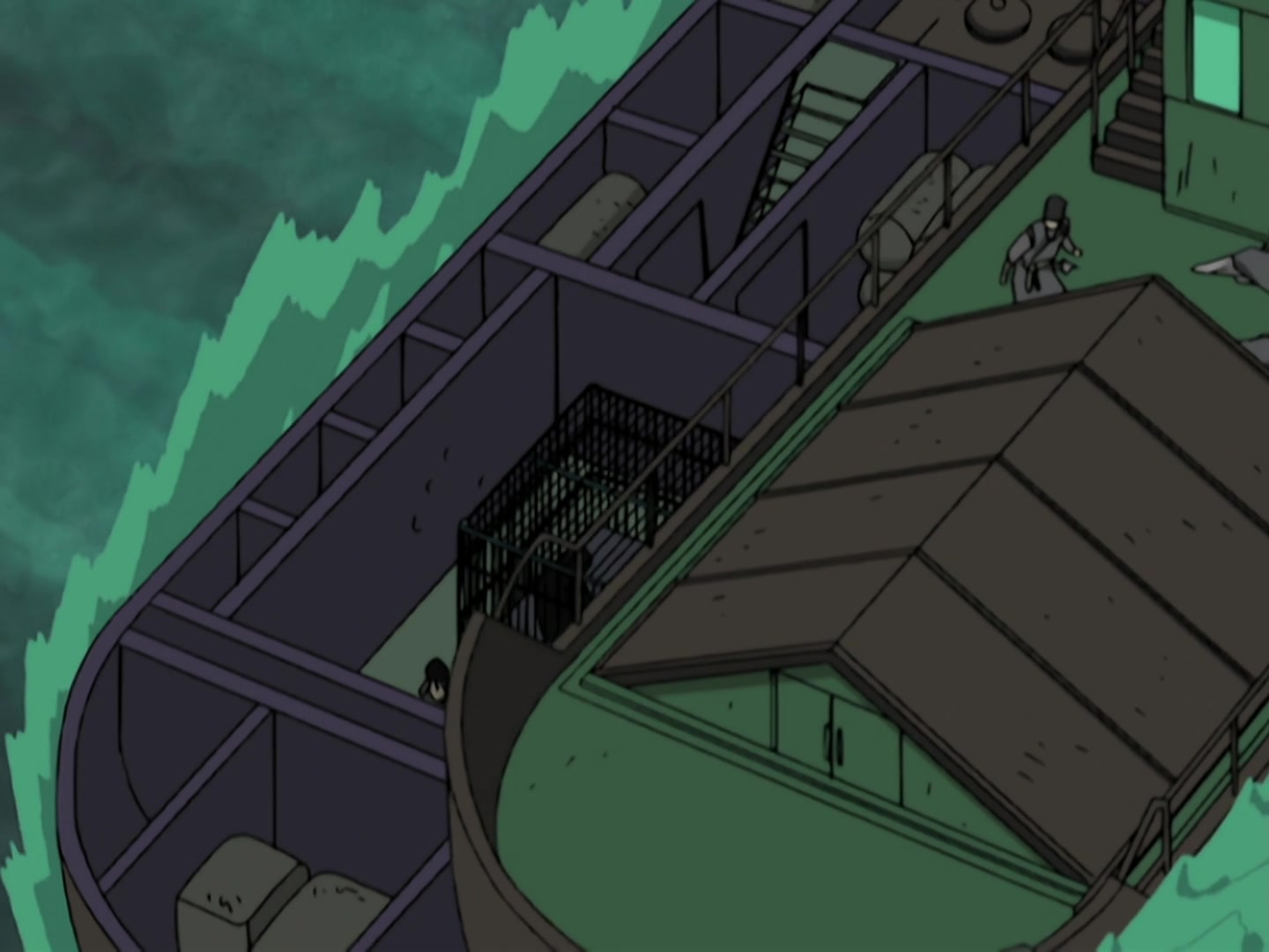 Naruto Ep 209: The Enemy Ninja Dropouts @ 19:57