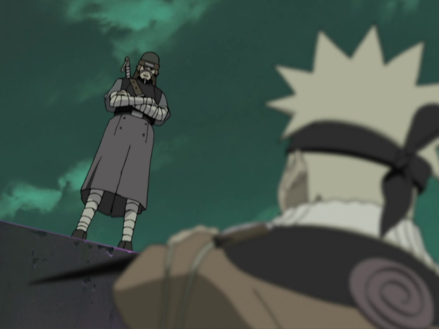 Naruto Ep 209: The Enemy Ninja Dropouts @ 20:54