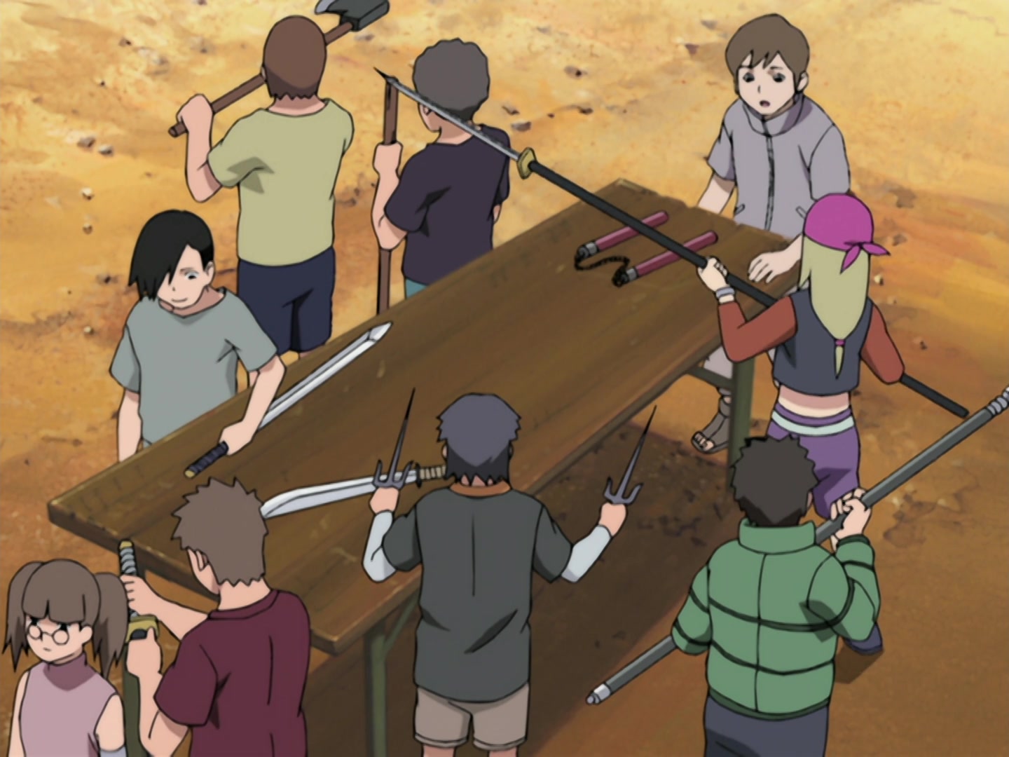Naruto Ep 216: The Targeted Shukaku @ 08:01