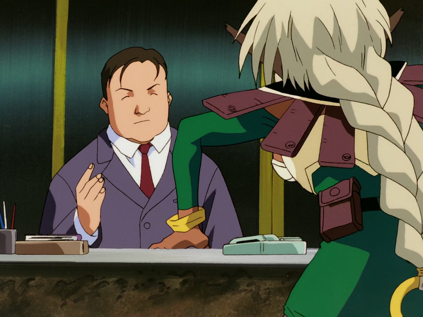 Outlaw Star Ep 18: The Strongest Woman in the Universe @ 00:06:54