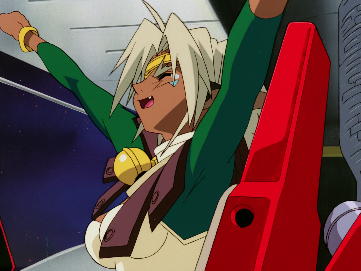 Outlaw Star Ep 20: Cats and Girls and Spaceships @ 00:02:56