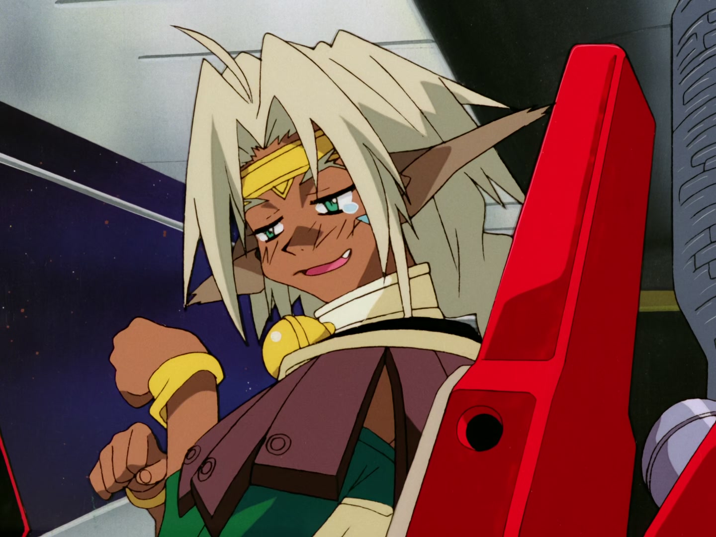 Outlaw Star Ep 20: Cats and Girls and Spaceships @ 00:03:00