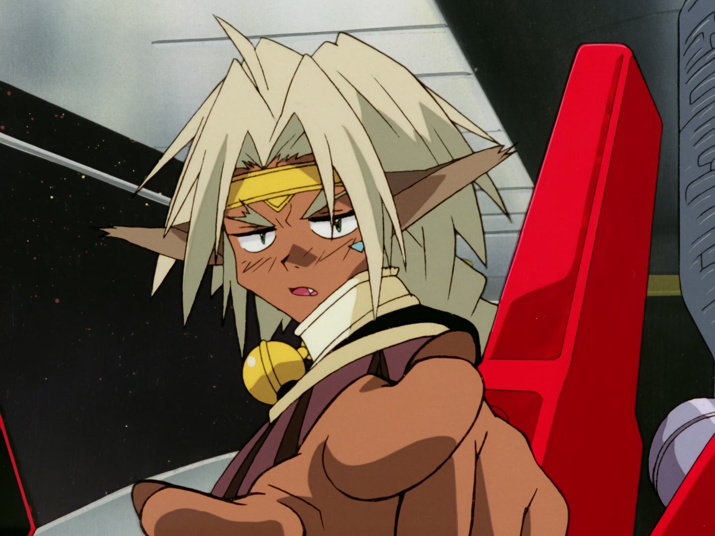 Outlaw Star Ep 20: Cats and Girls and Spaceships @ 00:03:14