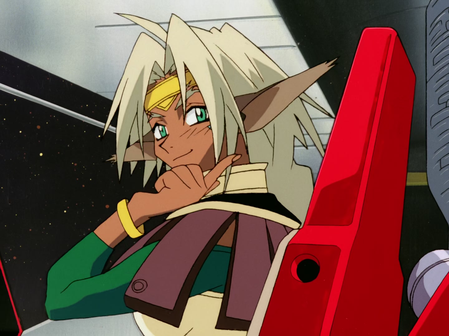 Outlaw Star Ep 20: Cats and Girls and Spaceships @ 00:03:21