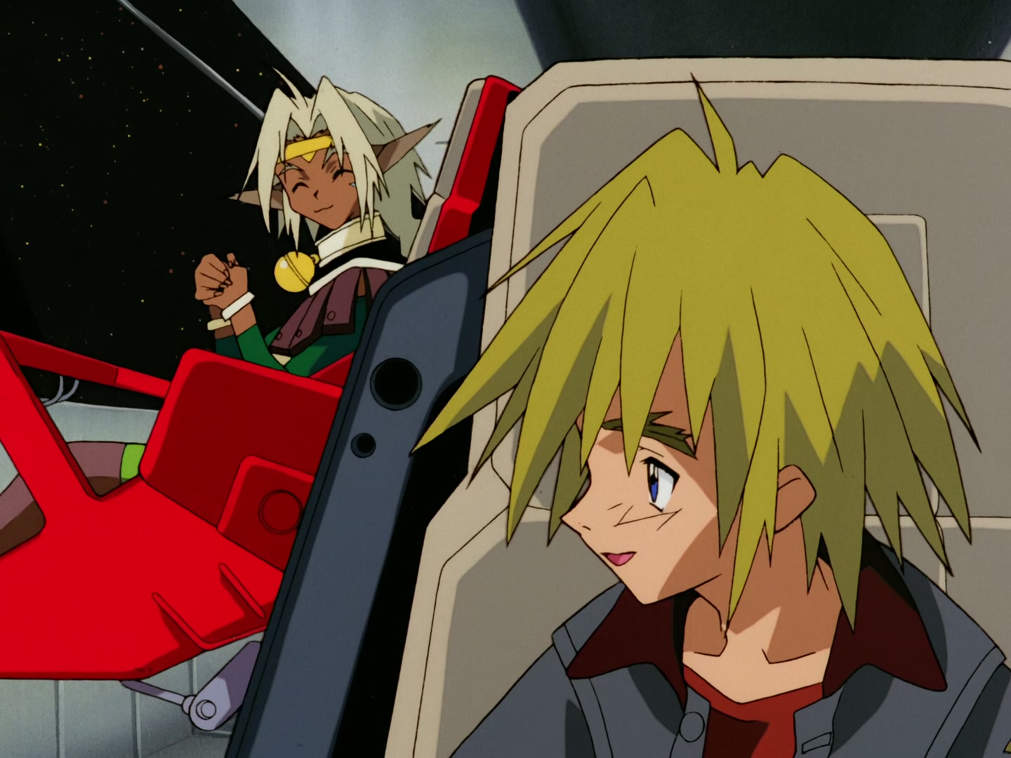 Outlaw Star Ep 20: Cats and Girls and Spaceships @ 00:03:29