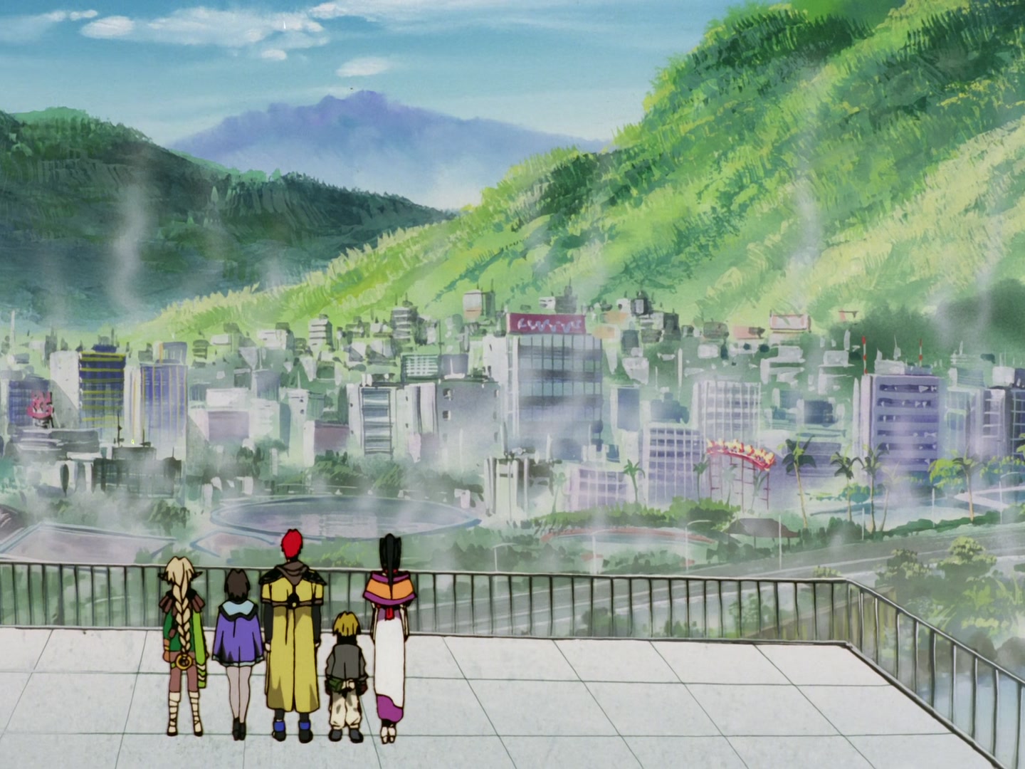 Outlaw Star Ep 23: Hot Springs Planet Tenrei @ 00:03:05