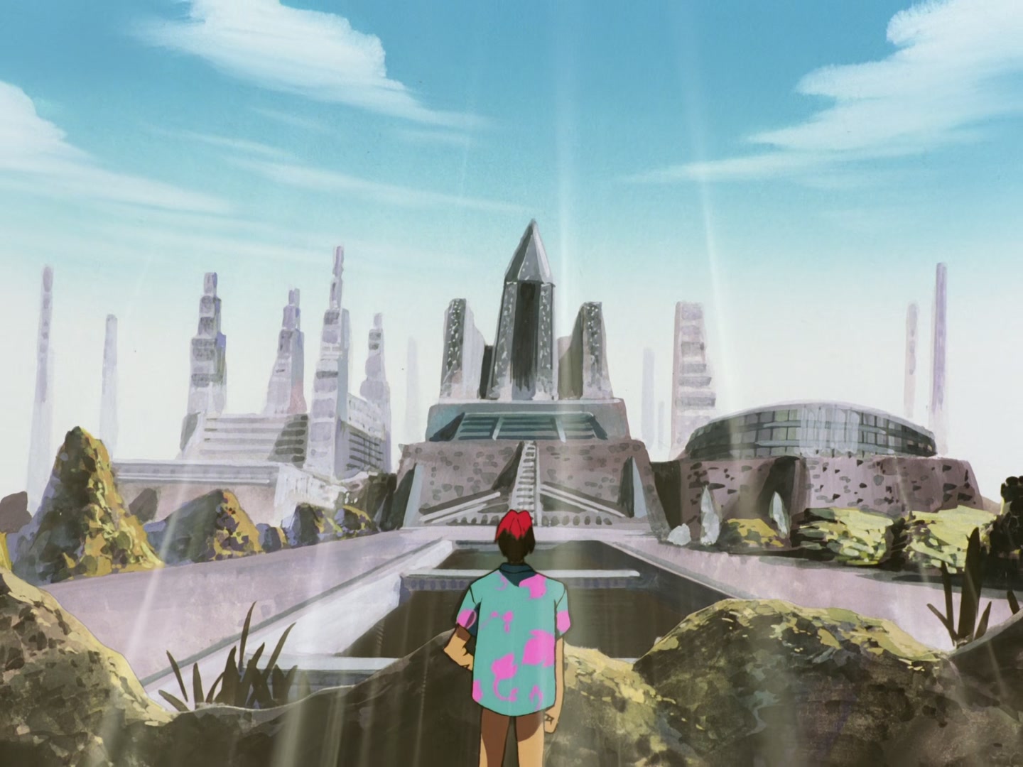 Outlaw Star Ep 23: Hot Springs Planet Tenrei @ 00:07:35