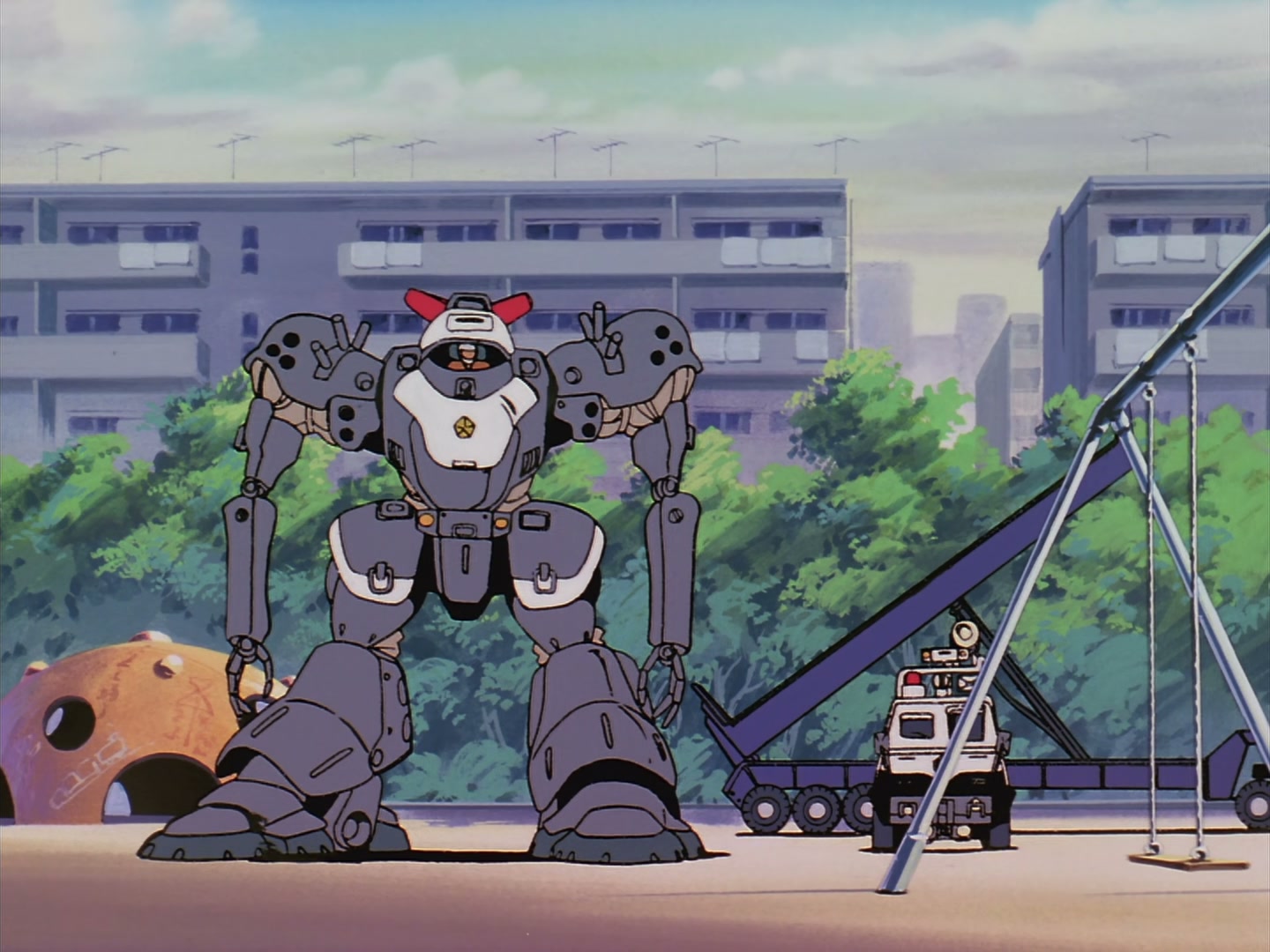 Patlabor: The TV Series Ep 1: Ingram Activated @ 00:03:14