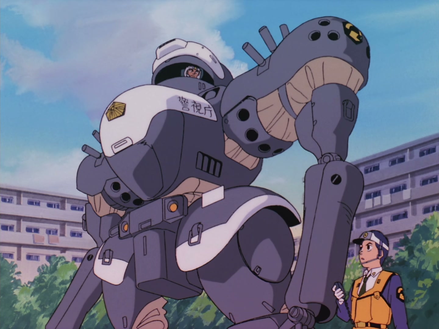 Patlabor: The TV Series Ep 1: Ingram Activated @ 00:03:29