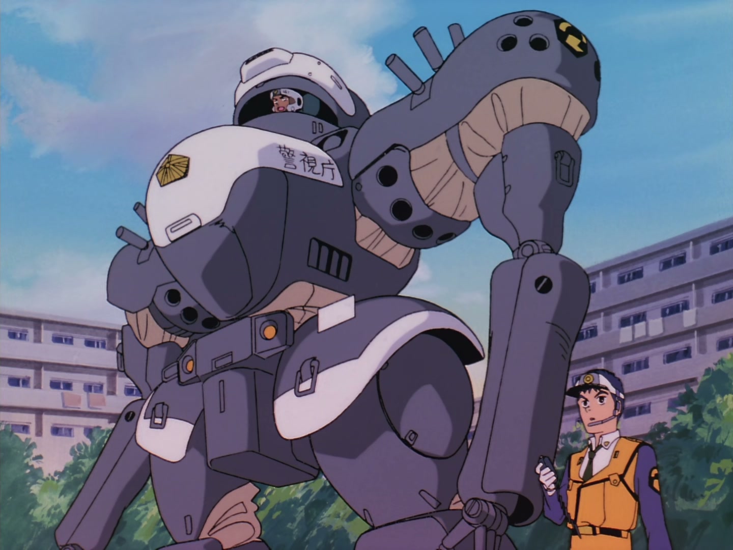 Patlabor: The TV Series Ep 1: Ingram Activated @ 00:03:58