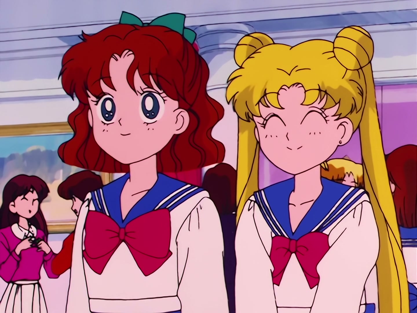 Sailor Moon Ep 1: The Crybaby Usagi's Magnificent Transformation @ 00:08:43