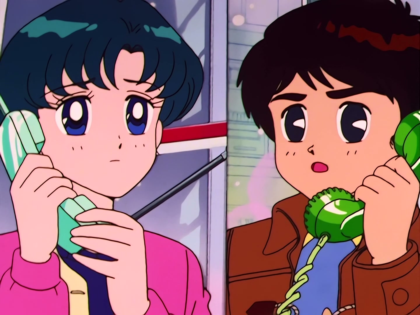 Sailor Moon Ep 41: I Won't Run Away from Love Anymore! Ami and Mamoru's Showdown @ 00:04:18