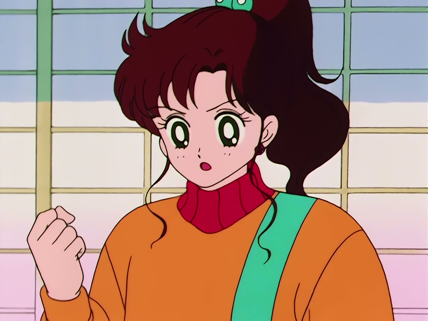 Sailor Moon Ep 41: I Won't Run Away from Love Anymore! Ami and Mamoru's Showdown @ 00:07:07