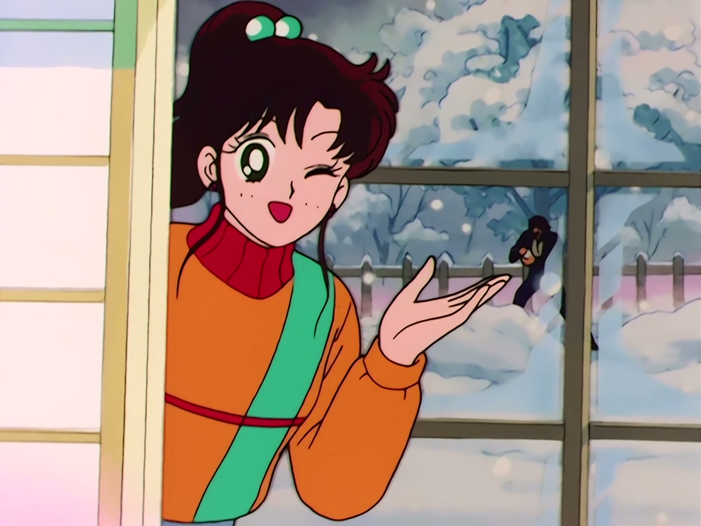 Sailor Moon Ep 41: I Won't Run Away from Love Anymore! Ami and Mamoru's Showdown @ 00:07:20