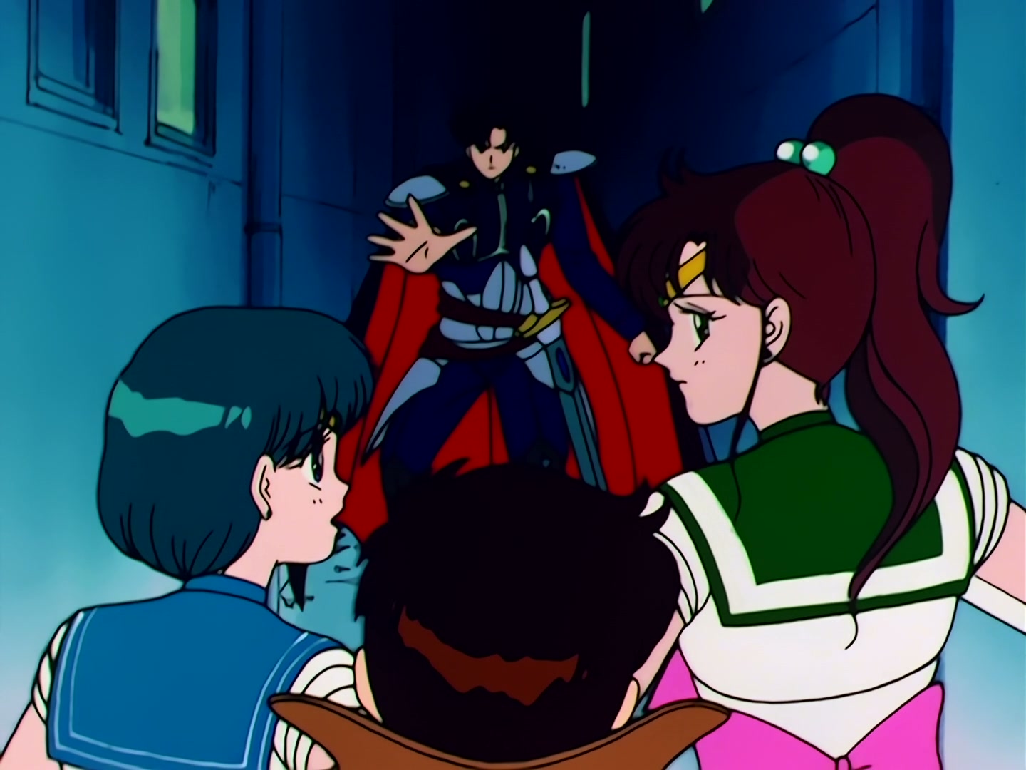 Sailor Moon Ep 41: I Won't Run Away from Love Anymore! Ami and Mamoru's Showdown @ 00:11:45