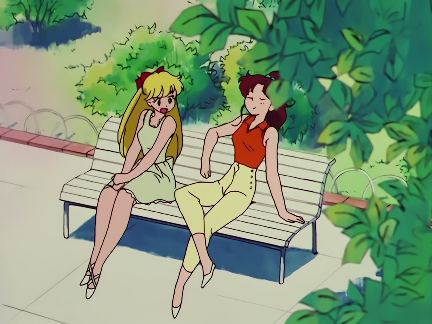 Sailor Moon Ep 65: Dispute Over Love! Minako and Makoto Face Off @ 00:02:39