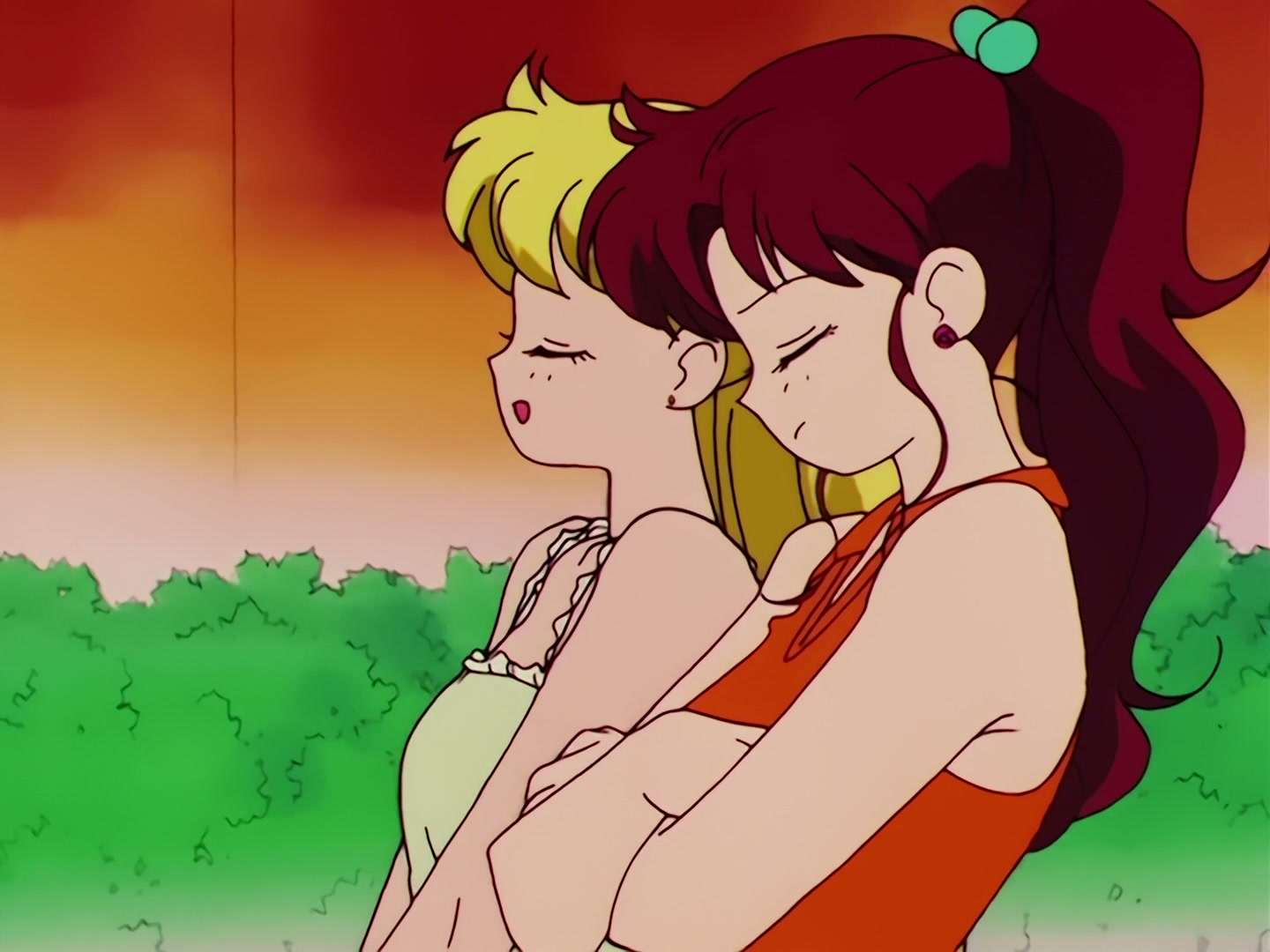 Sailor Moon Ep 65: Dispute Over Love! Minako and Makoto Face Off @ 00:08:08