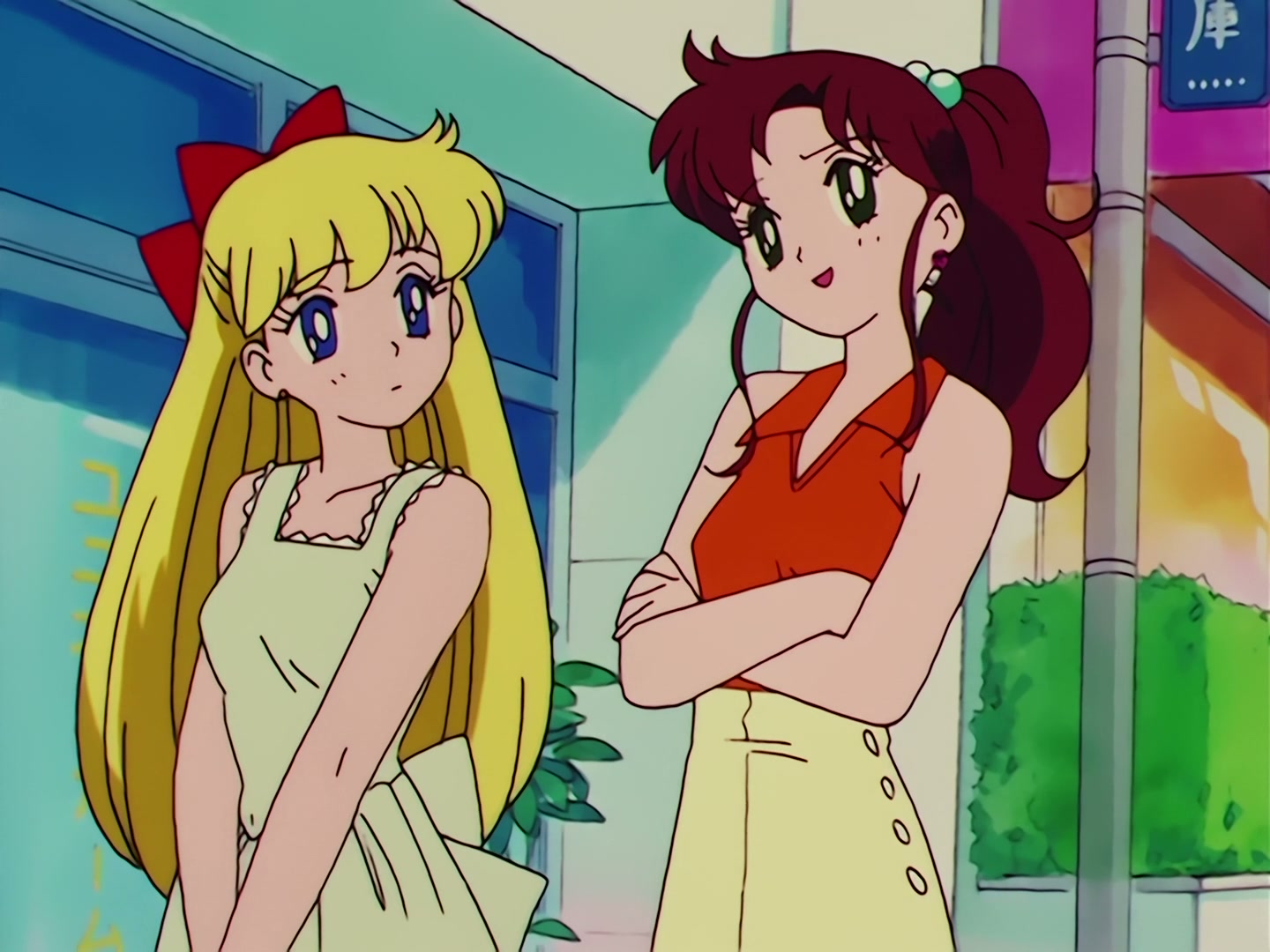 Sailor Moon Ep 65: Dispute Over Love! Minako and Makoto Face Off @ 00:08:25