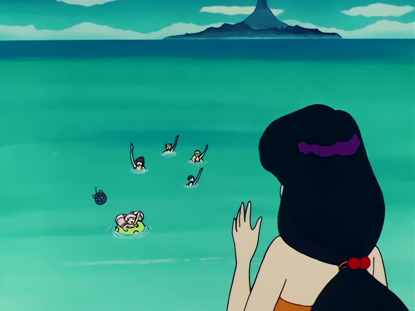 Sailor Moon Ep 67: The Ocean! The Island! A Vacation! A Break for the Guardians @ 00:05:41