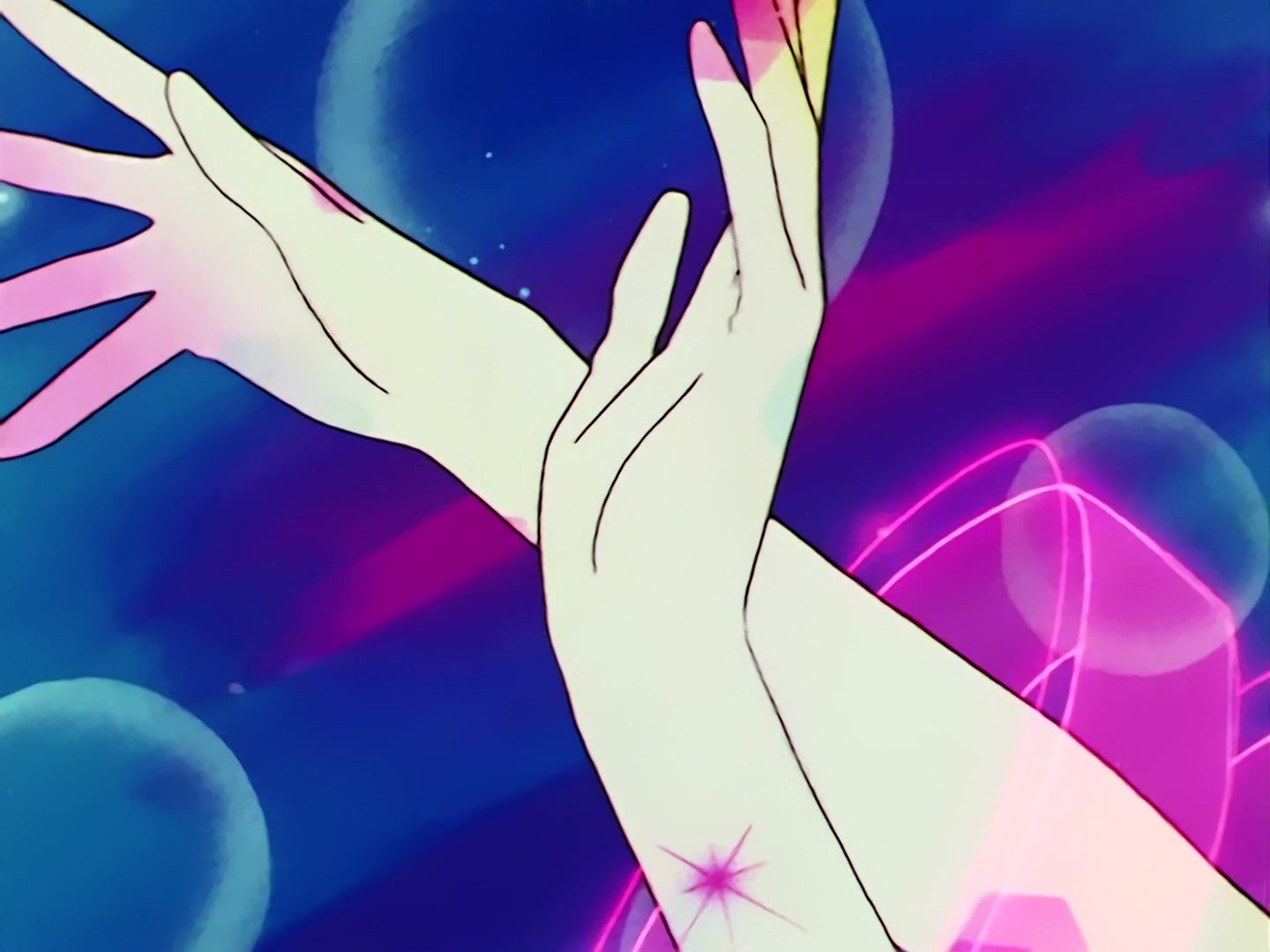 Sailor Moon Ep 73: A UFO Appears! The Sailor Guardians are Captured @ 00:02:47